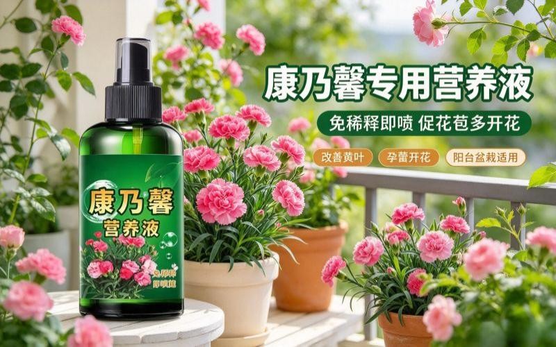 家用康乃馨营养液,阳台盆栽花卉养花肥料