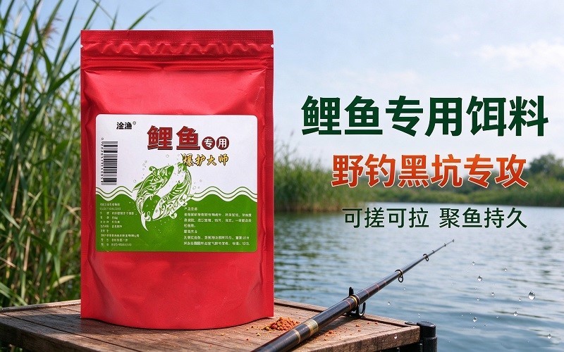告别空军!鲤鱼专用饵料 野钓黑坑诱鱼快 可搓可拉持久聚