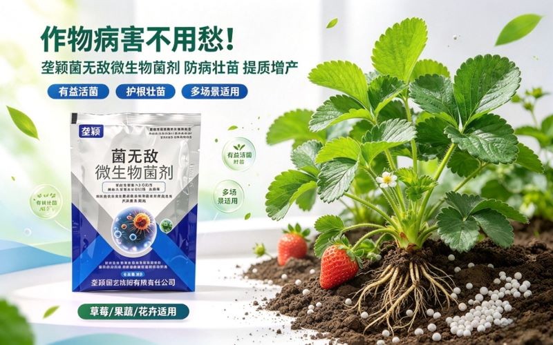 作物病害不用愁！菌无敌微生物菌剂，防病又壮苗