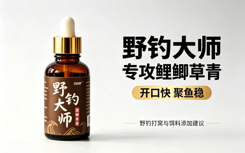 野钓大师小药｜专攻鲤鲫草青，野钓开口快聚鱼稳