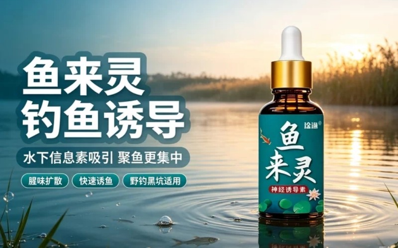鱼来灵钓鱼诱导剂 野钓黑坑通用诱鱼小药