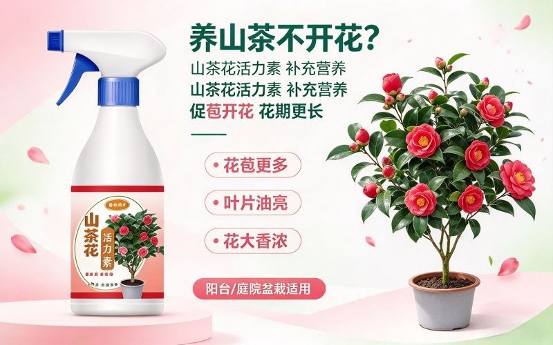 养山茶不开花?试试这款山茶花活力素