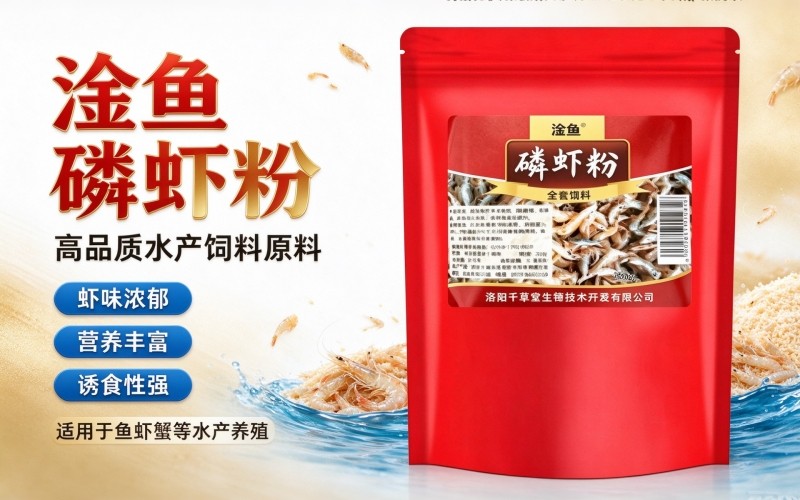 淦鱼磷虾粉|浓腥诱鱼,野钓黑坑全能饵料添加剂