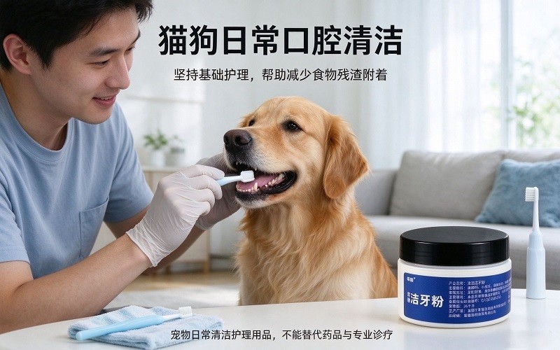 鸾磁宠物洁牙粉,猫狗日常口腔清洁护理好物