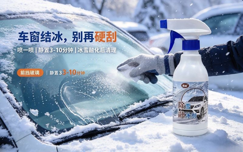 冬季开车神器｜车窗结冰再也不用硬刮，几分钟搞定！