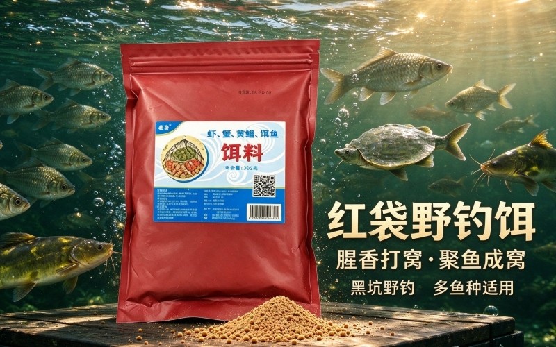 虾蟹黄鳝鱼饵料 地笼专用复合诱食饵