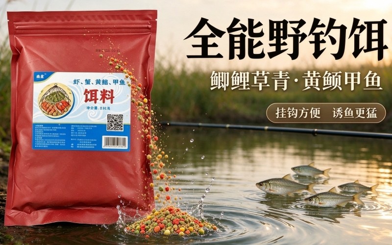 虾蟹黄鳝甲鱼饵料 地笼专用诱捕饵料